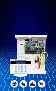 EURO 76 control panel; the superior hybrid security solution